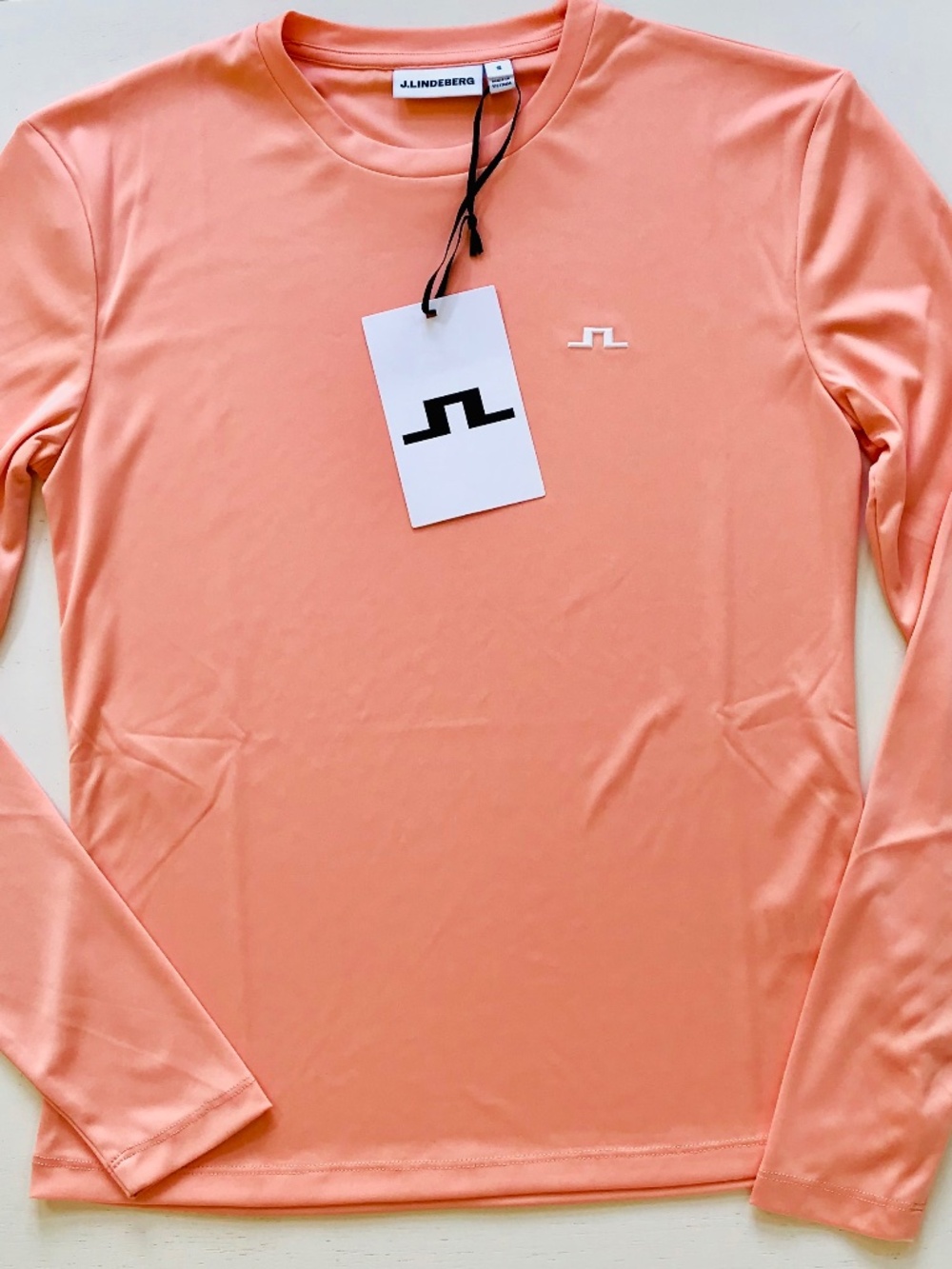 J. LINDEBERG SPRING 2027 SALMON ADA LONG SLEEVE T-SHIRT